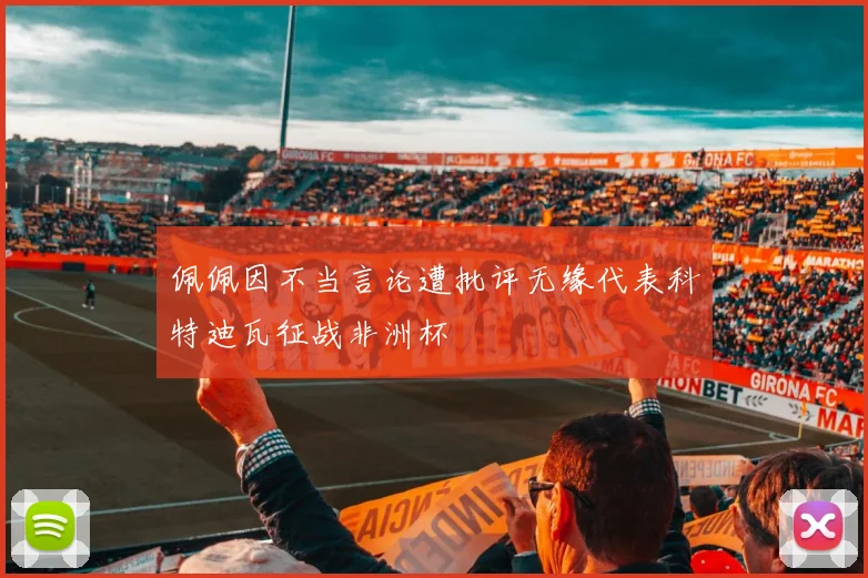 佩佩因不当言论遭批评无缘代表科特迪瓦征战非洲杯